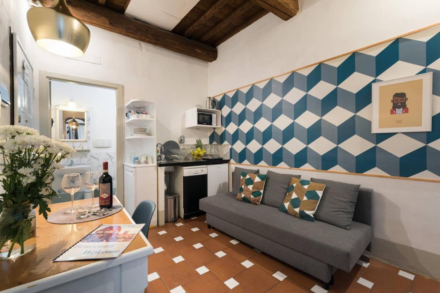 F4 - Santa Croce One Bedroom Flat 2 To 4 Guests Florens Exteriör bild